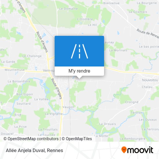 Allée Anjela Duval plan