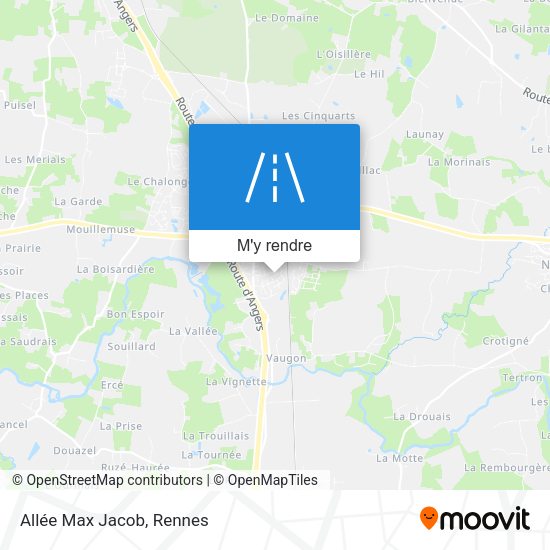 Allée Max Jacob plan