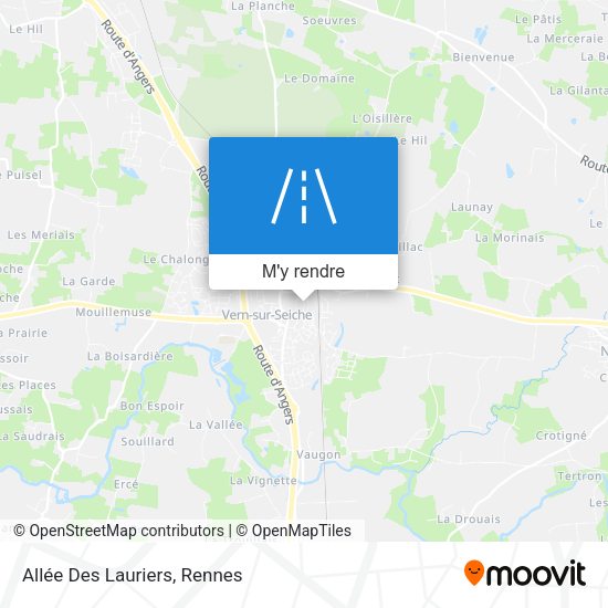 Allée Des Lauriers plan