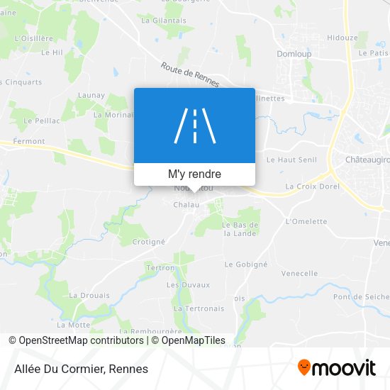 Allée Du Cormier plan