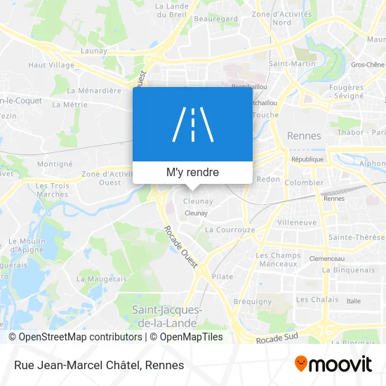Rue Jean-Marcel Châtel plan