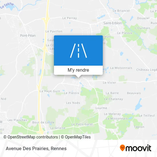 Avenue Des Prairies plan