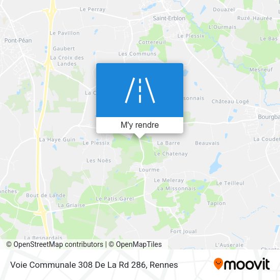 Voie Communale 308 De La Rd 286 plan