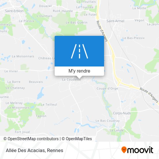 Allée Des Acacias plan