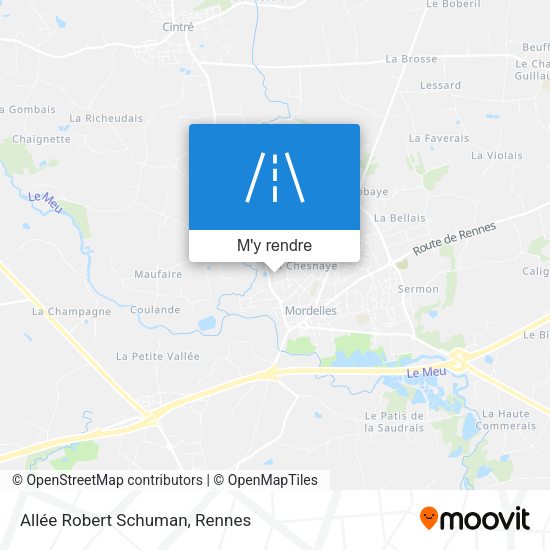 Allée Robert Schuman plan
