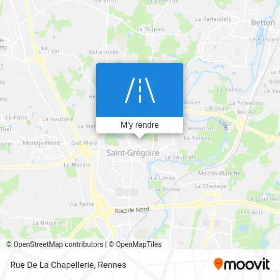 Rue De La Chapellerie plan