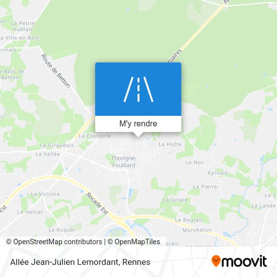 Allée Jean-Julien Lemordant plan