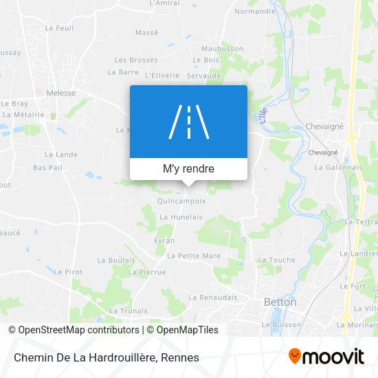 Chemin De La Hardrouillère plan