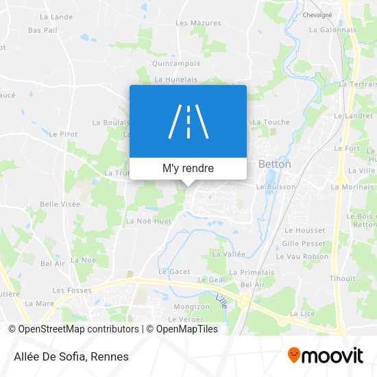 Allée De Sofia plan