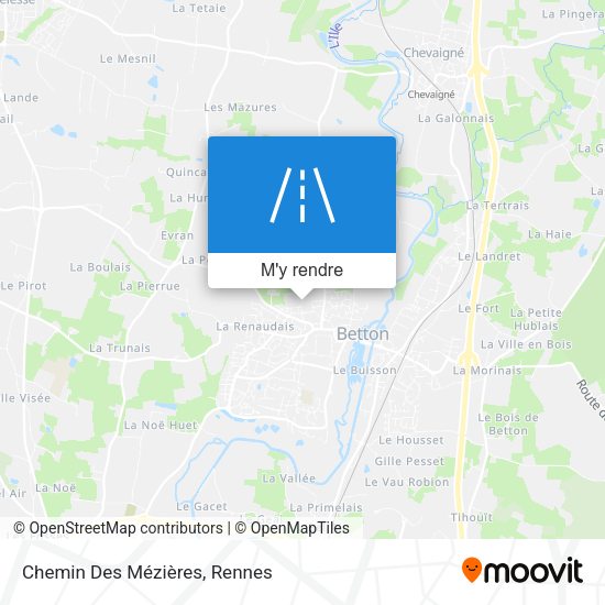 Chemin Des Mézières plan