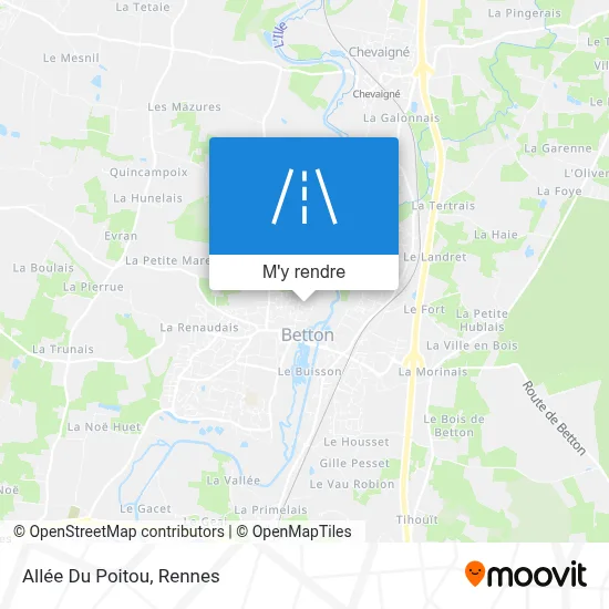 Allée Du Poitou plan