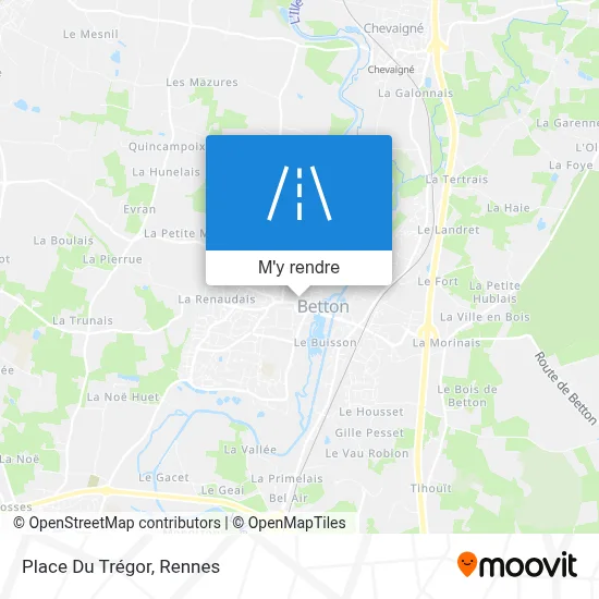 Place Du Trégor plan