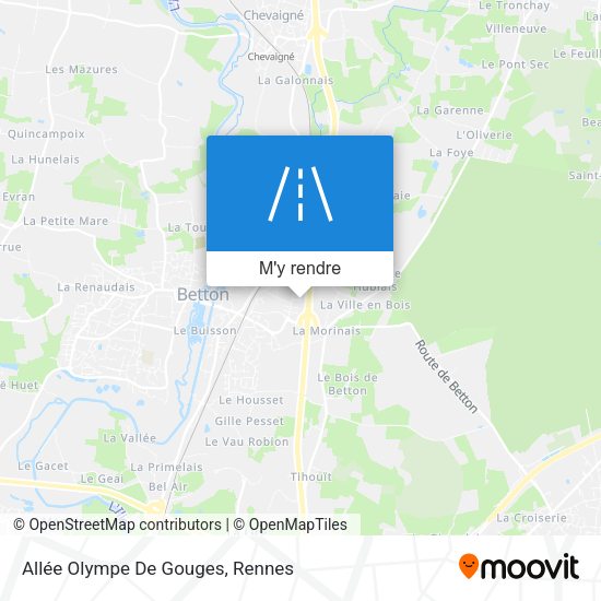 Allée Olympe De Gouges plan
