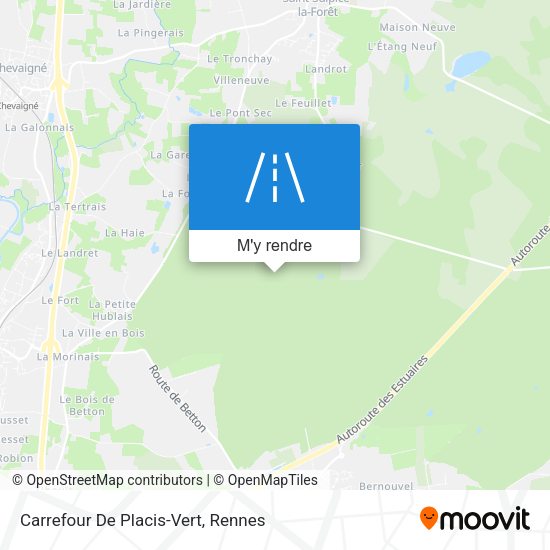 Carrefour De Placis-Vert plan
