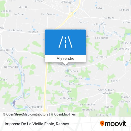 Impasse De La Vieille École plan