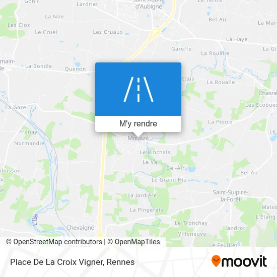 Place De La Croix Vigner plan