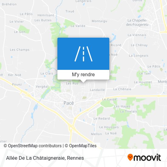 Allée De La Châtaigneraie plan