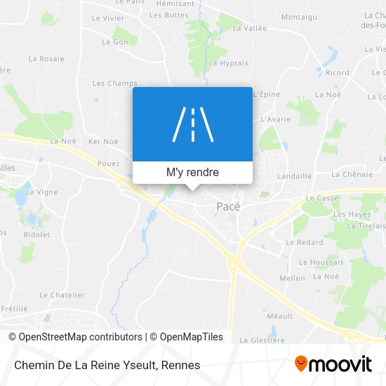 Chemin De La Reine Yseult plan