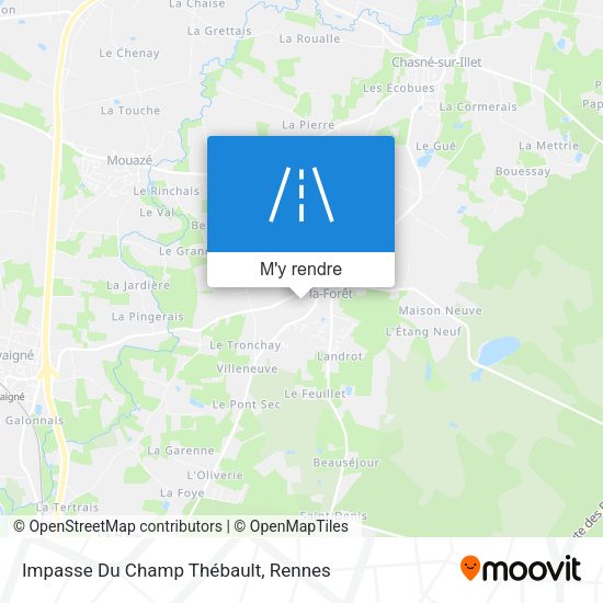 Impasse Du Champ Thébault plan