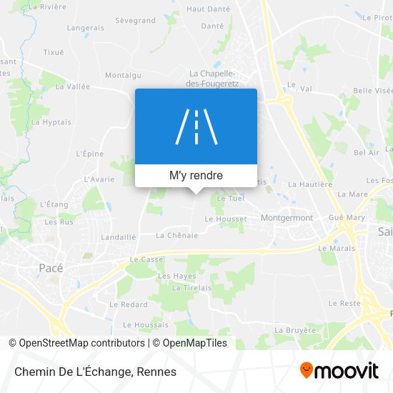 Chemin De L'Échange plan