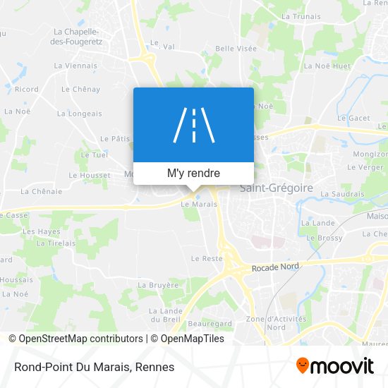 Rond-Point Du Marais plan