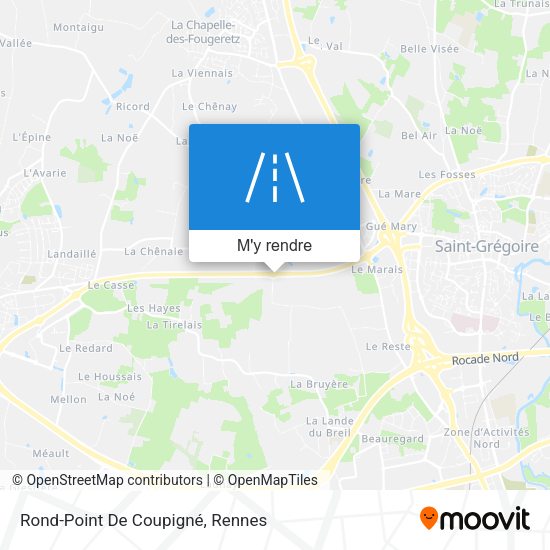 Rond-Point De Coupigné plan