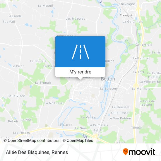 Allée Des Bisquines plan