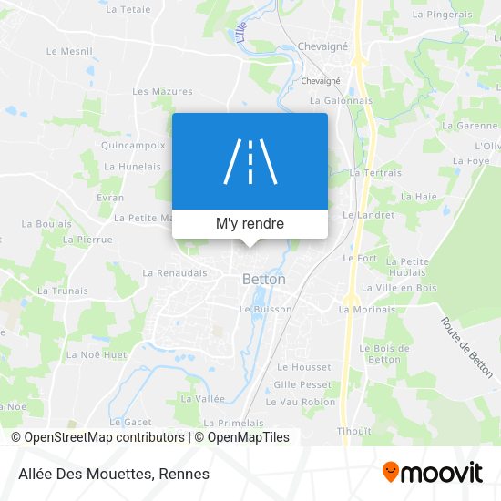 Allée Des Mouettes plan
