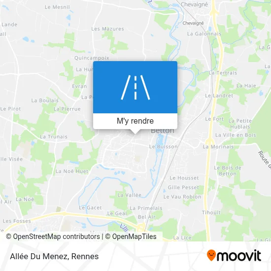 Allée Du Menez plan