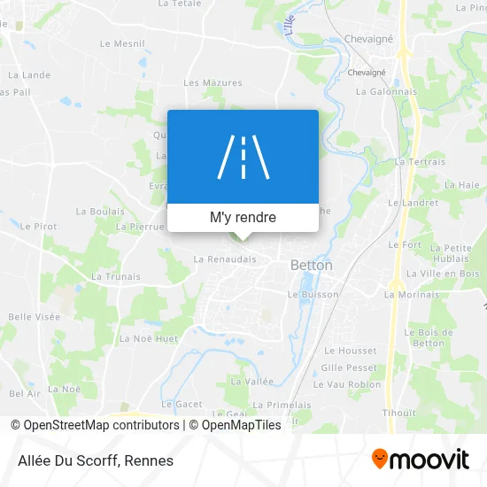 Allée Du Scorff plan