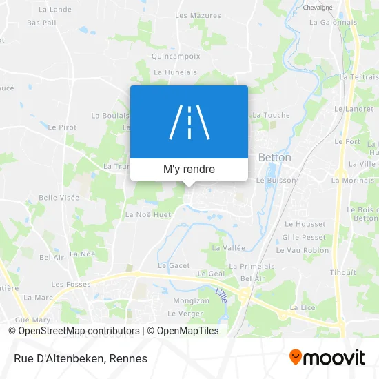 Rue D'Altenbeken plan