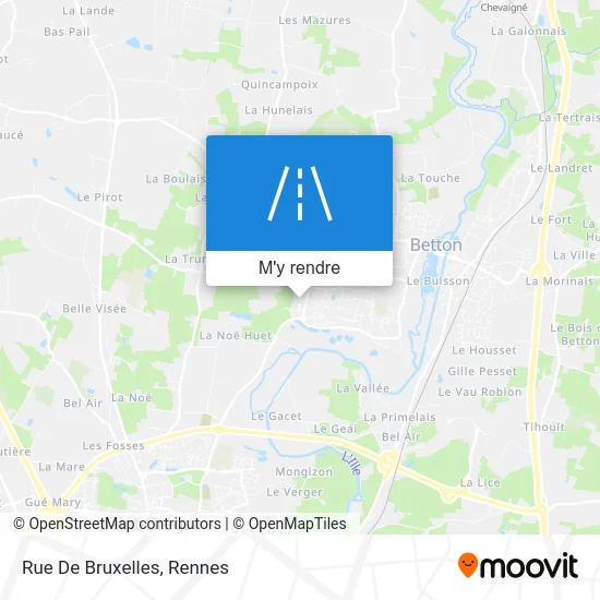 Rue De Bruxelles plan