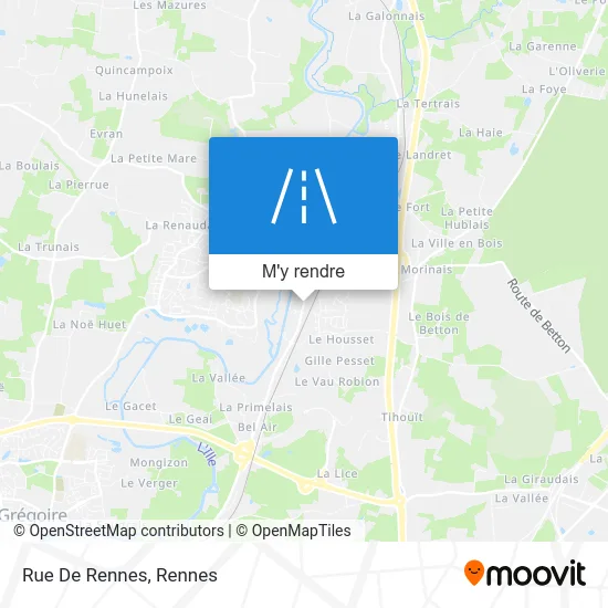 Rue De Rennes plan