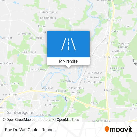 Rue Du Vau Chalet plan