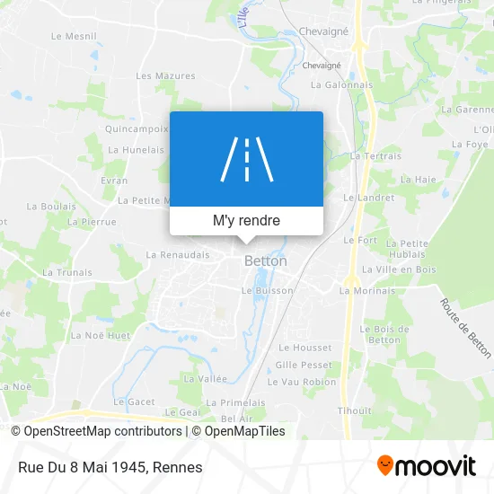 Rue Du 8 Mai 1945 plan