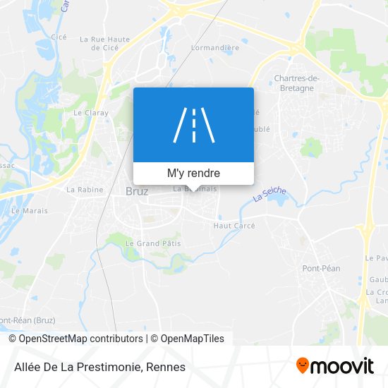 Allée De La Prestimonie plan