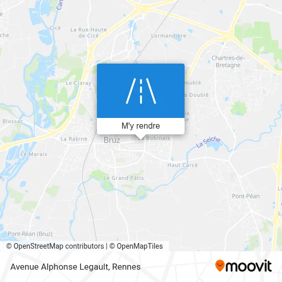 Avenue Alphonse Legault plan