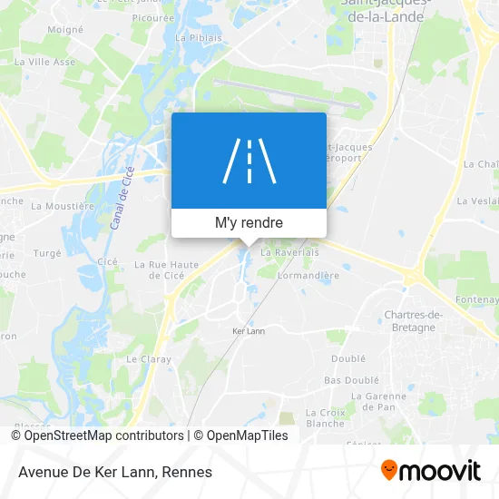 Avenue De Ker Lann plan