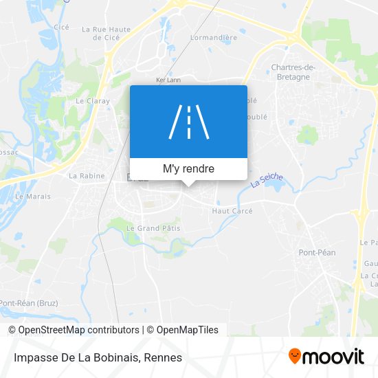 Impasse De La Bobinais plan
