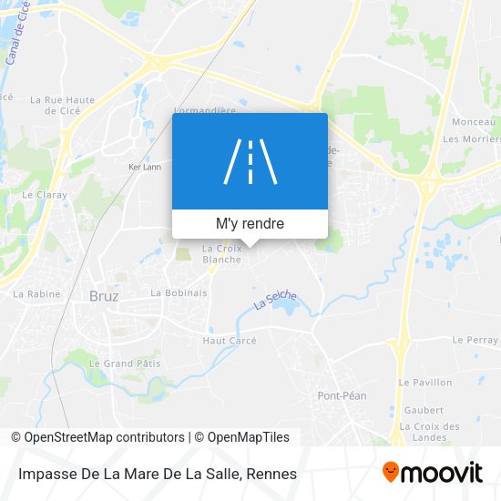 Impasse De La Mare De La Salle plan