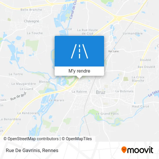 Rue De Gavrinis plan