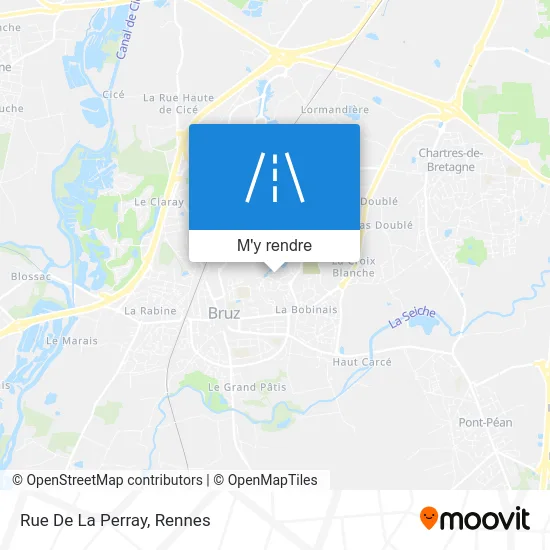 Rue De La Perray plan