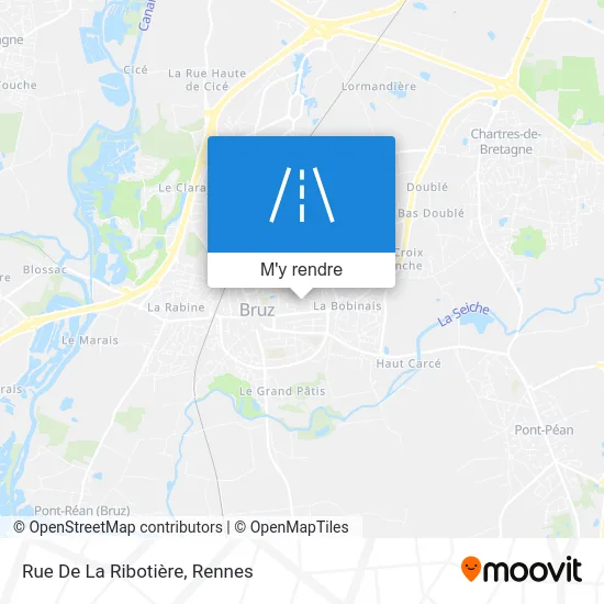 Rue De La Ribotière plan