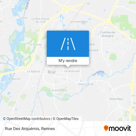 Rue Des Arquémis plan