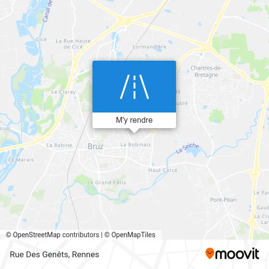 Rue Des Genêts plan