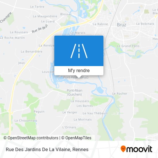 Rue Des Jardins De La Vilaine plan