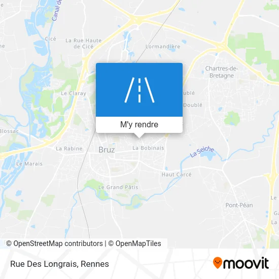 Rue Des Longrais plan