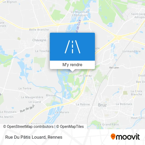 Rue Du Pâtis Louard plan