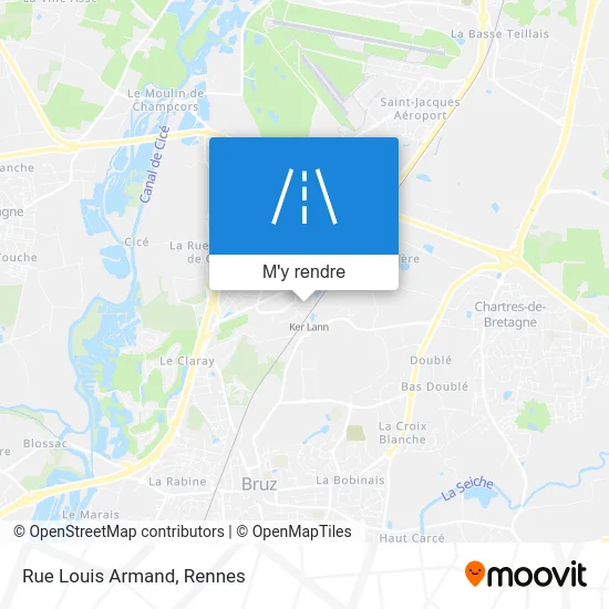 Rue Louis Armand plan