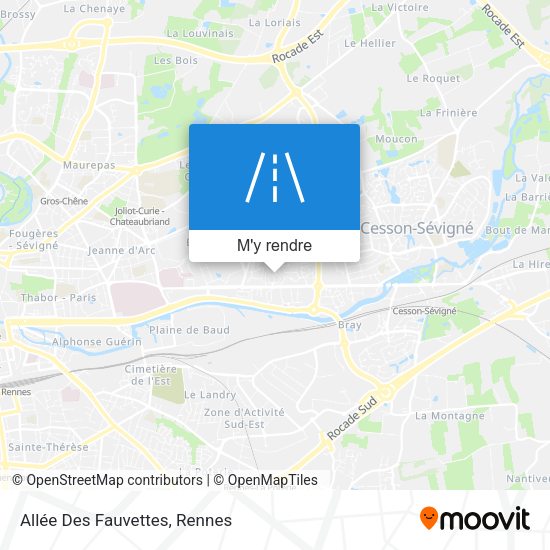 Allée Des Fauvettes plan